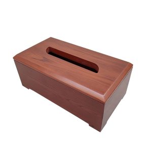 جعبه دستمال پایه چوبی